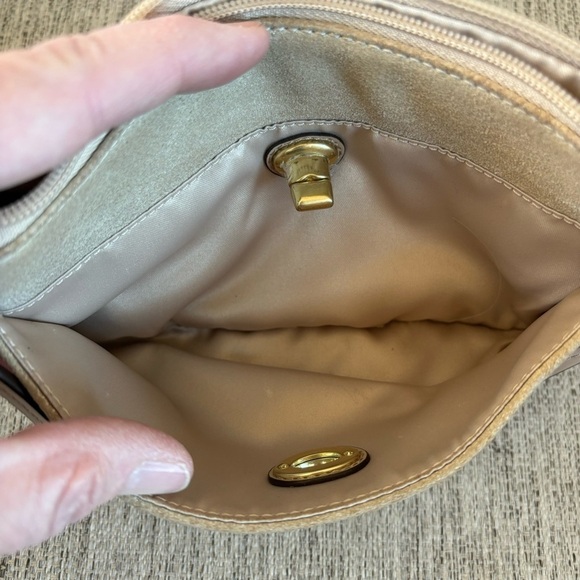 Coach Tan Soft Suede Wristlet - Picture 5 of 8